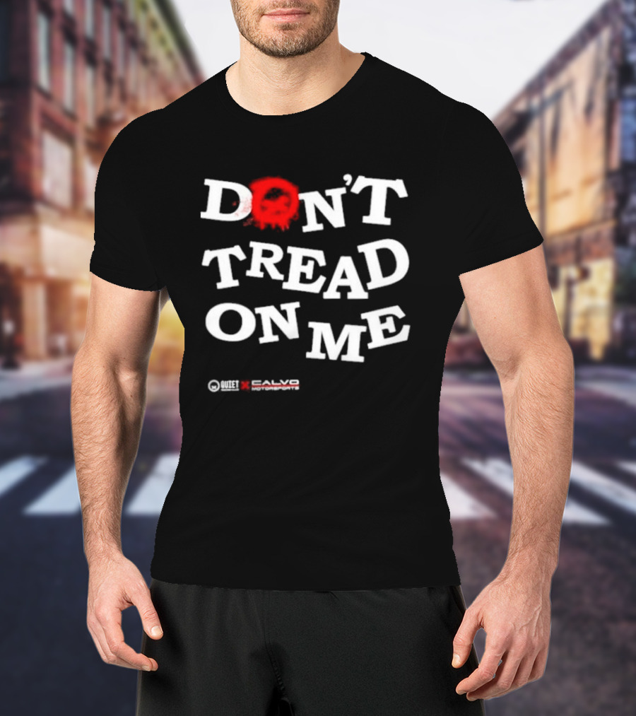 Quiet Racing Club Don't Tread On Me Skull T-Shirt