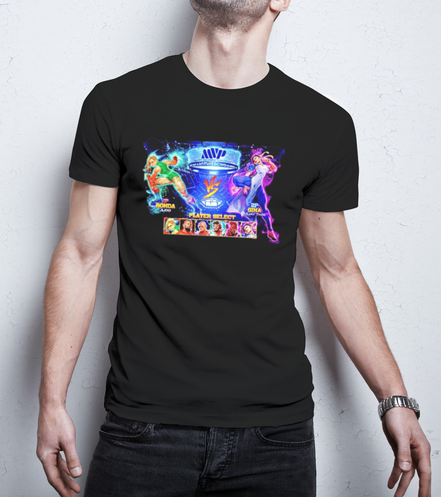 MVP Intuit Dome Ronda Judo Vs Gina Muay Thai Player Select T-Shirt