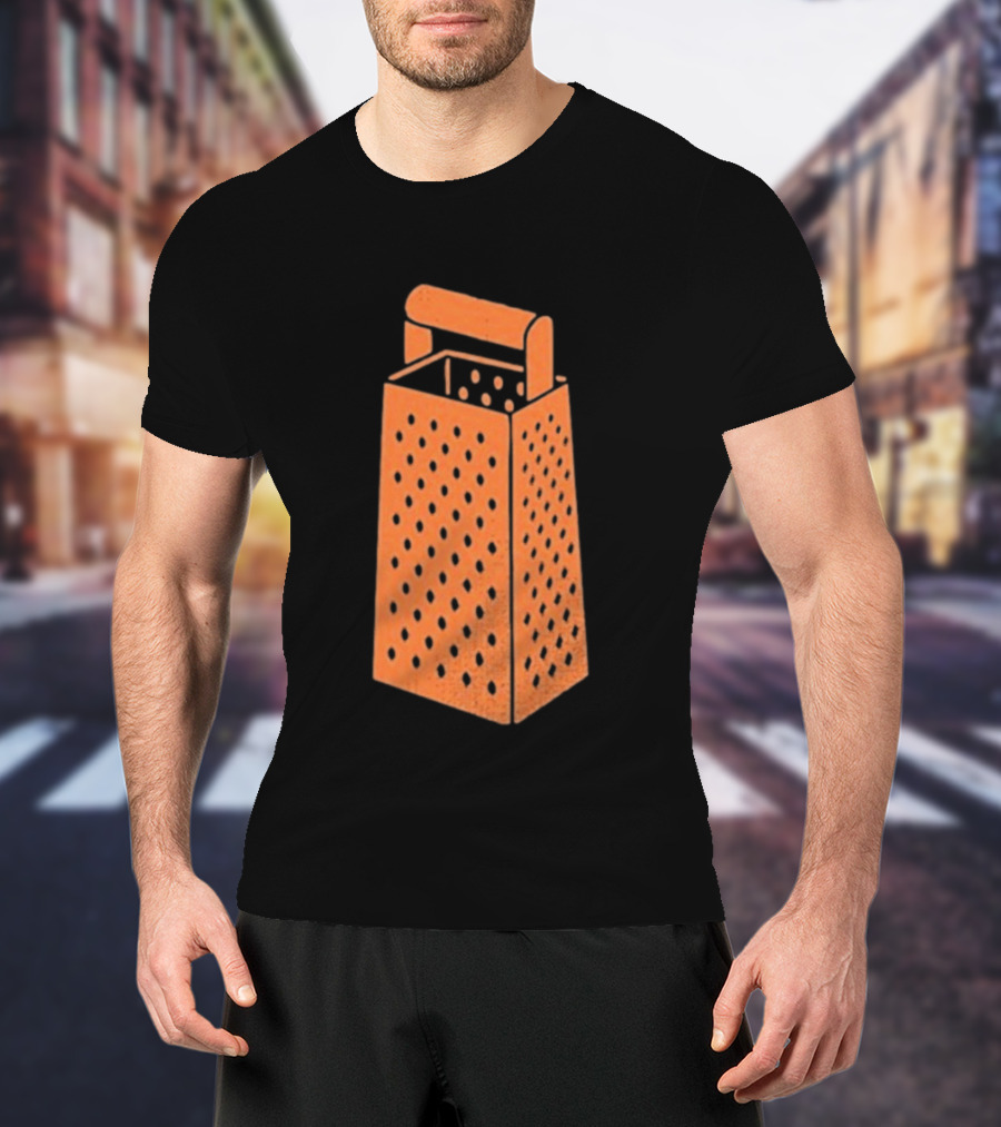 Shredded Cheese Grater Kitchen Tool Humor T-Shirt