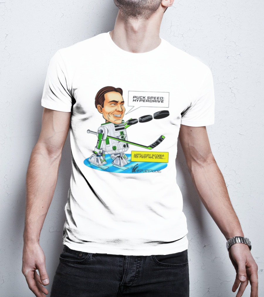 Arttu Hyry Puck Speed R2 D2 Dallas Stars First NHL Goal T-Shirt