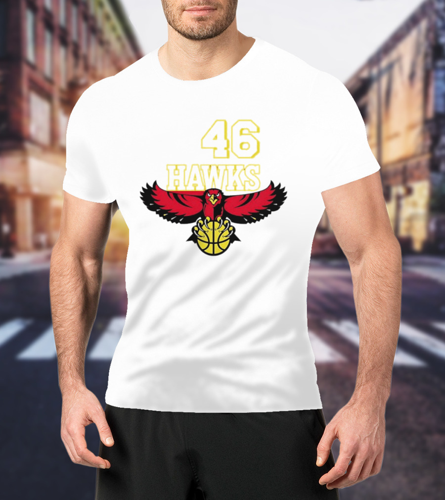 Atlanta Hawks 46 Iconic Basketball Team T-Shirt