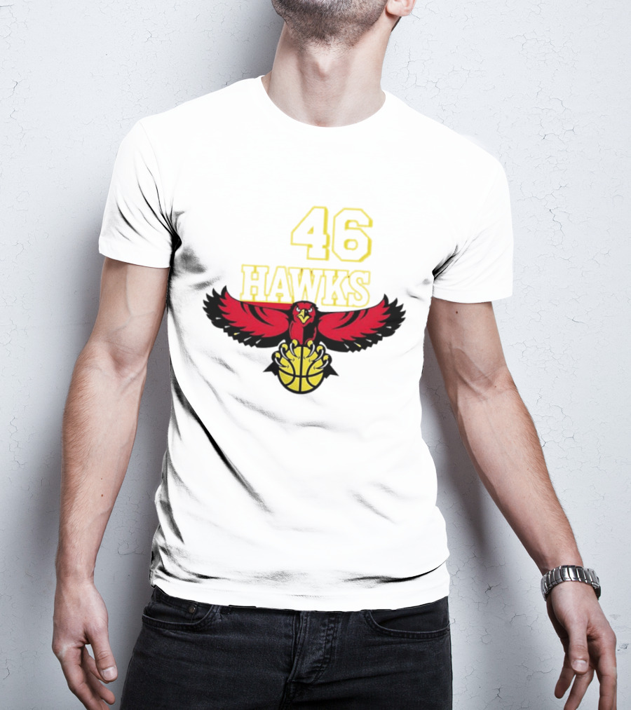Atlanta Hawks 46 Iconic Basketball Team T-Shirt