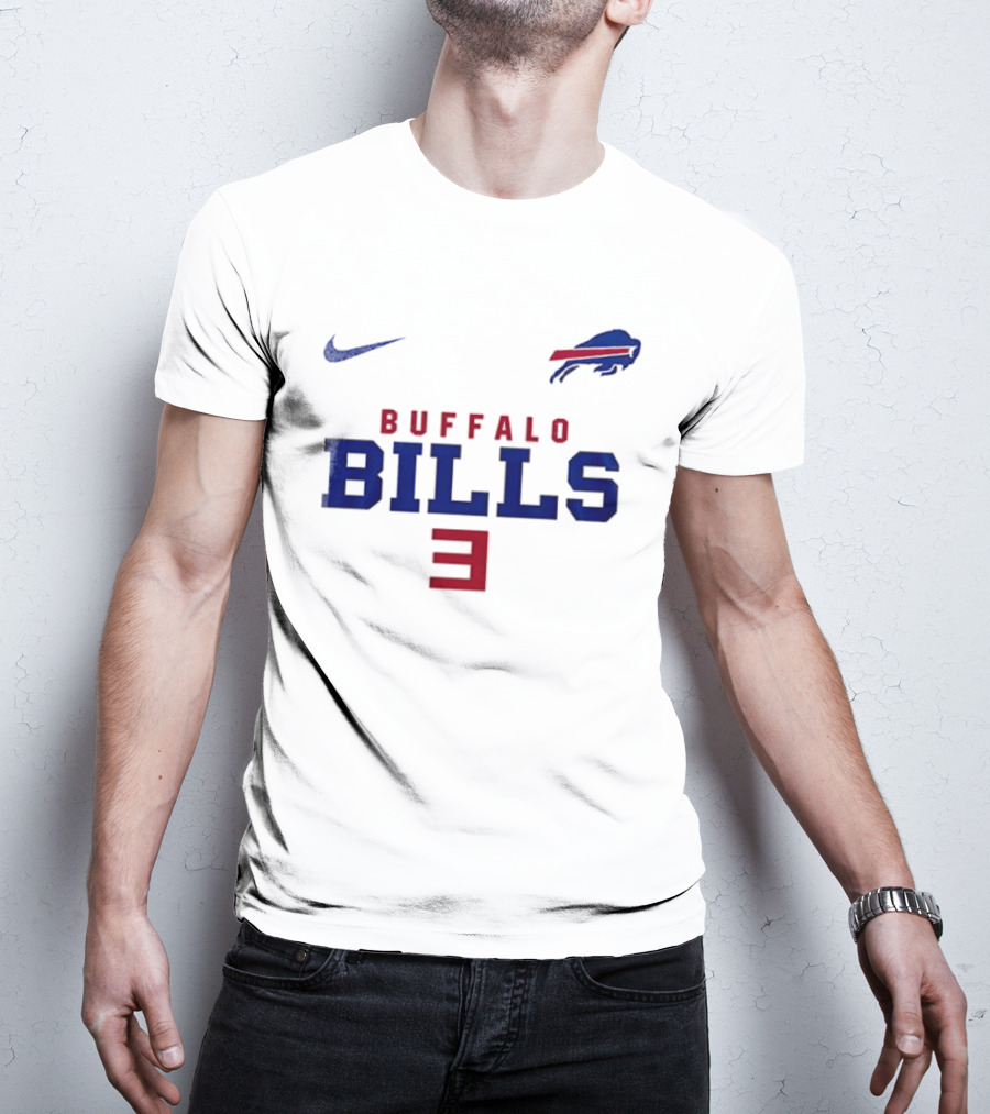 Buffalo Bills Nike Number 3 T-Shirt