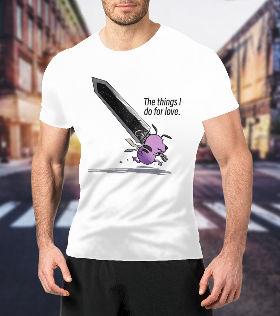 Courage The Cowardly Dog The Things I Do For Love Giant Sword Adventure T-Shirt
