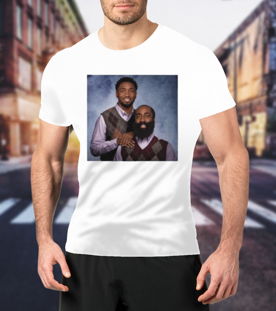 Donovan Mitchell James Harden Step Brothers T-Shirt
