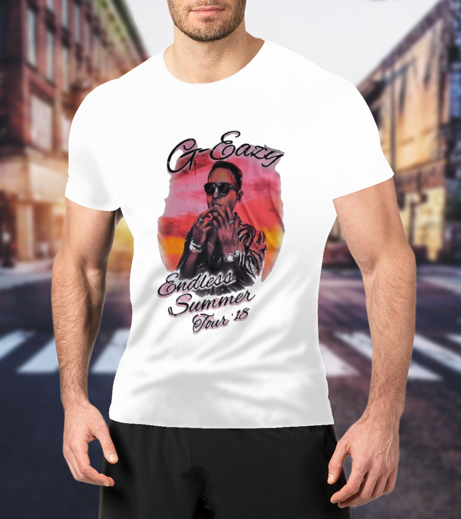 G Eazy Endless Summer Tour 2018 Retro Sunset T-Shirt