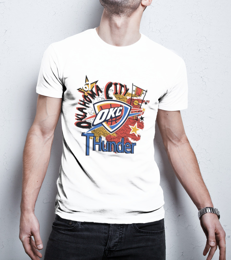 Oklahoma City OKC Thunder '67 Hardwood Classics T-Shirt
