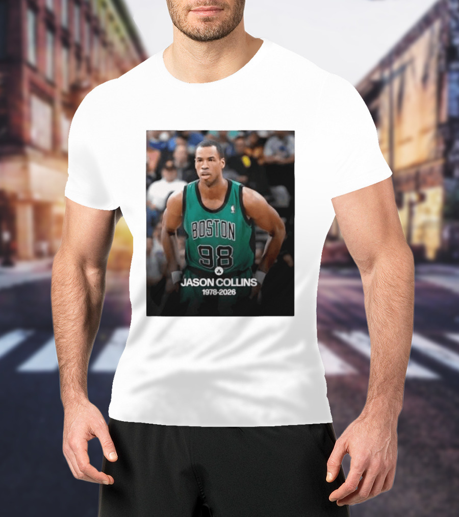 Boston Jason Collins 1978 2026 98 Rest In Peace T-Shirt