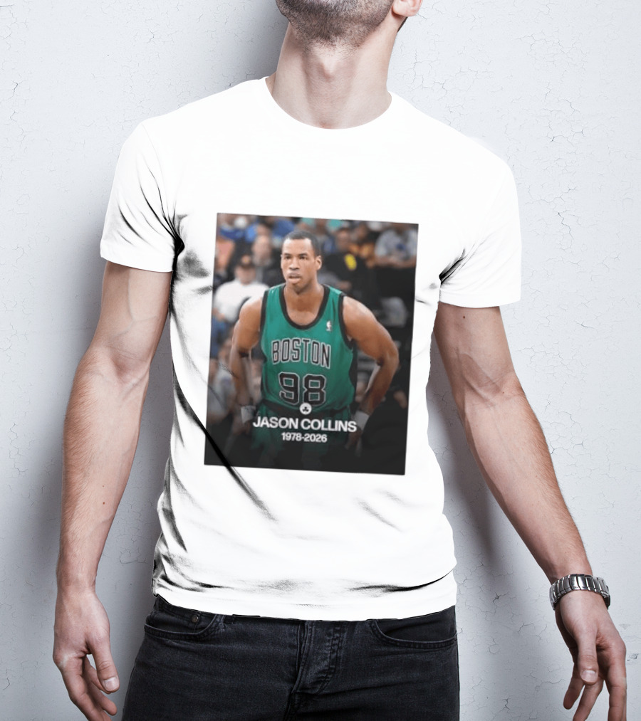 Boston Jason Collins 1978 2026 98 Rest In Peace T-Shirt