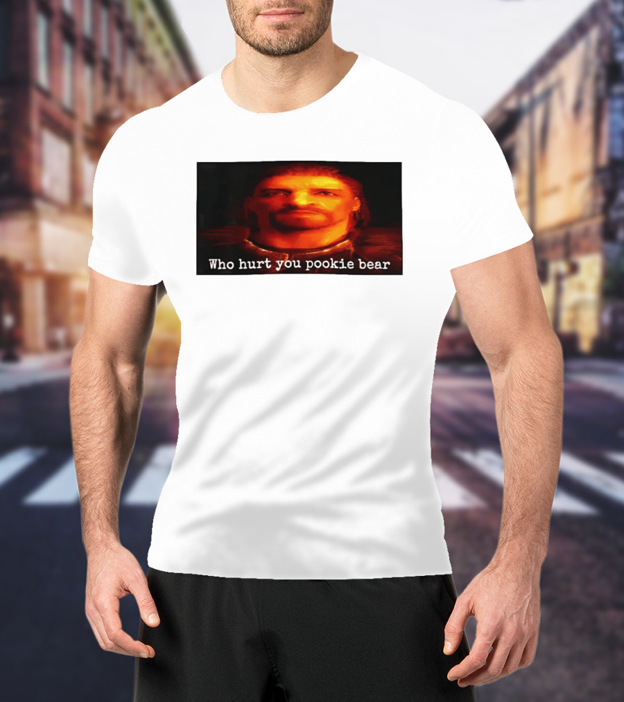 Who Hurt You Pookie Bear Video Game T-Shirt