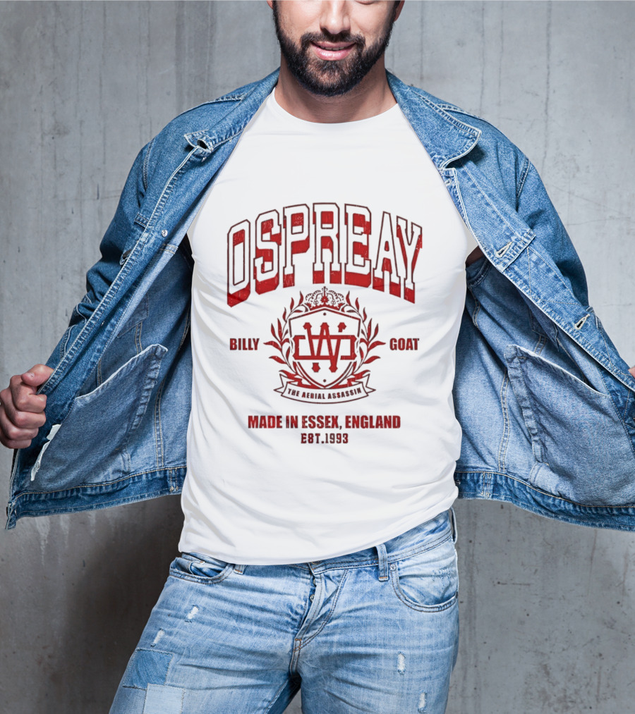 Ospreay Billy Goat The Aerial Assassin Made In Essex England Est 1993 T-Shirt