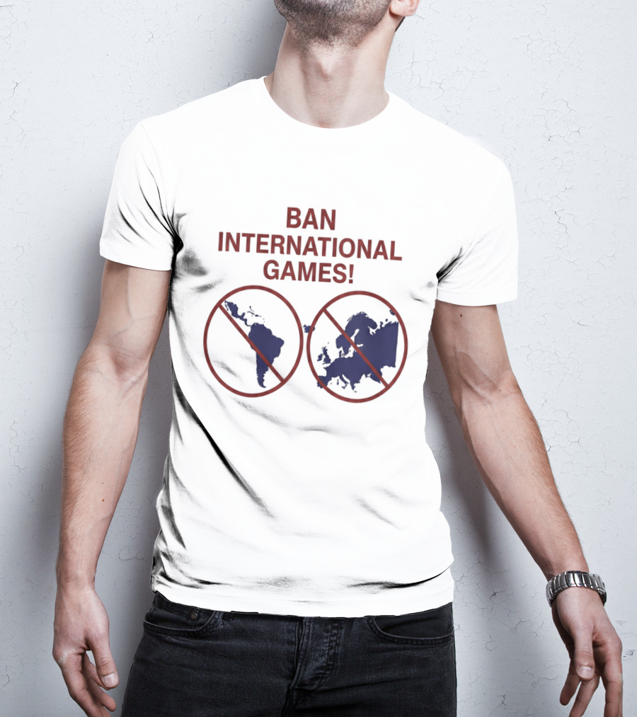 Ban International Games America Europe Map Circles T-Shirt