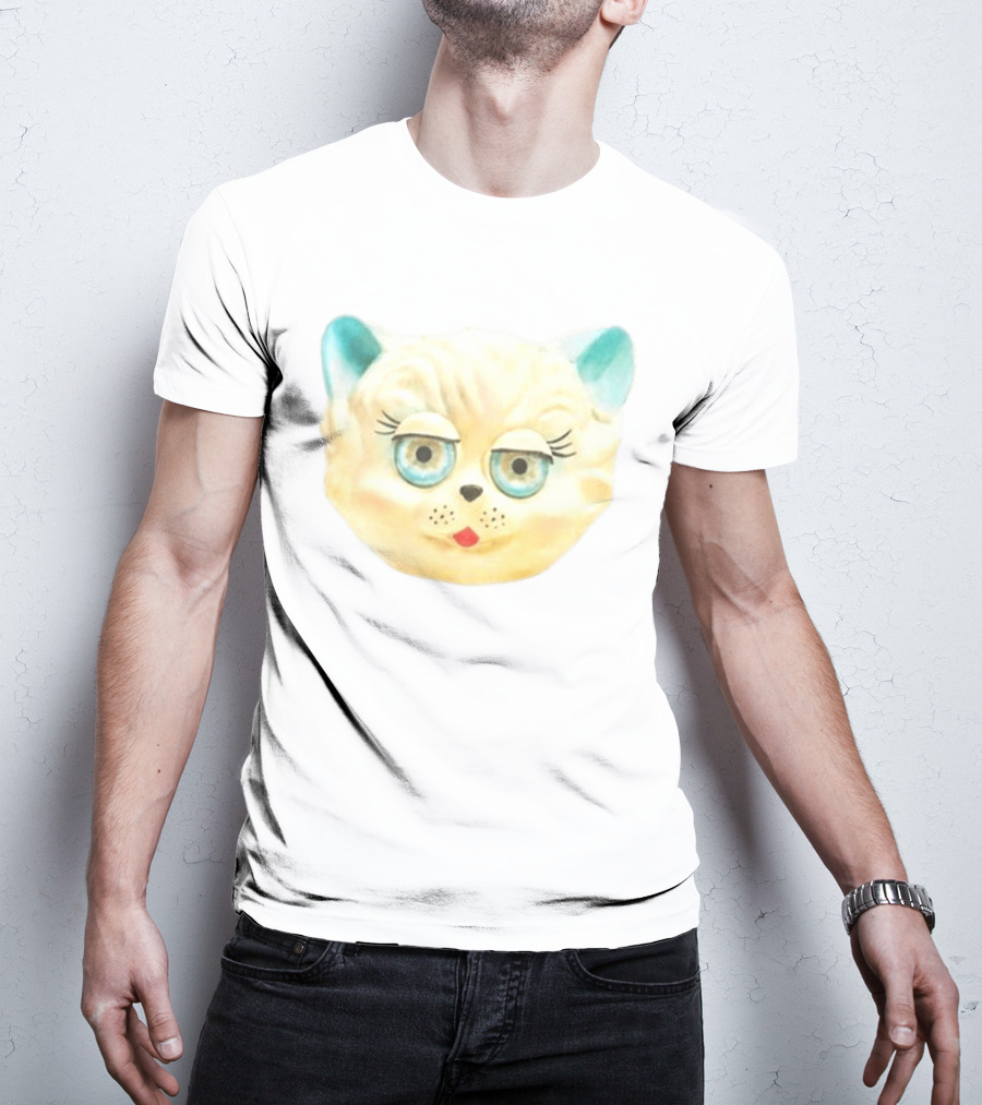 Carl Radke Valentino Le Chat De La Maison Vintage Cat Figurine T-Shirt