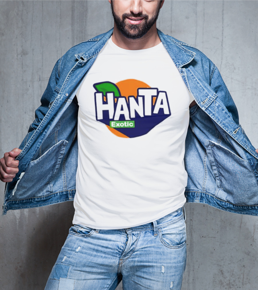 Hanta Exotic Fanta Leaf Orange T-Shirt