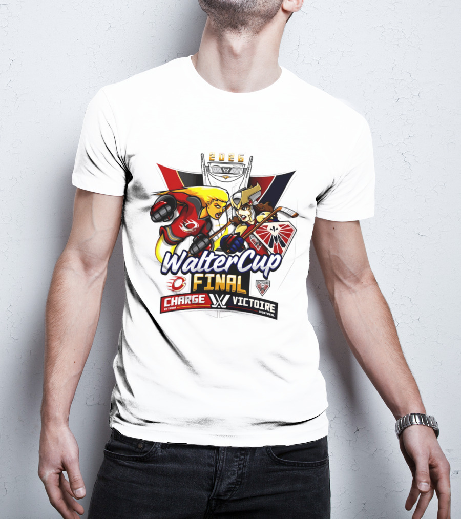 Ottawa Charge Vs Montreal Victoire 2026 Walter Cup Final Hockey Clash T-Shirt