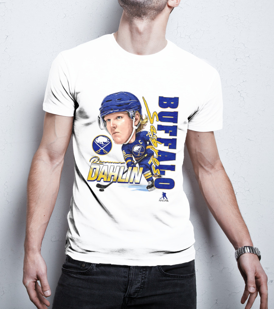 Rasmus Dahlin Captain Buffalo Sabres NHLPA Caricature T-Shirt