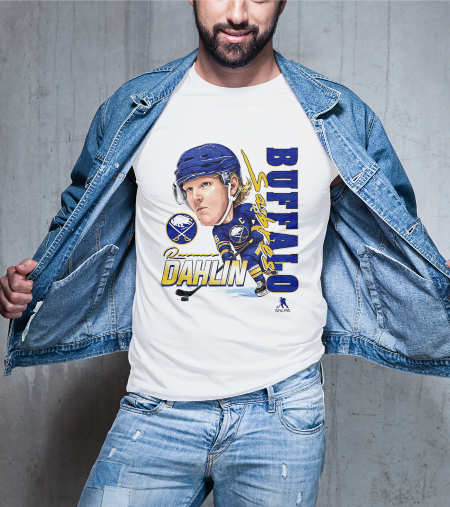 Rasmus Dahlin Captain Buffalo Sabres NHLPA Caricature T-Shirt
