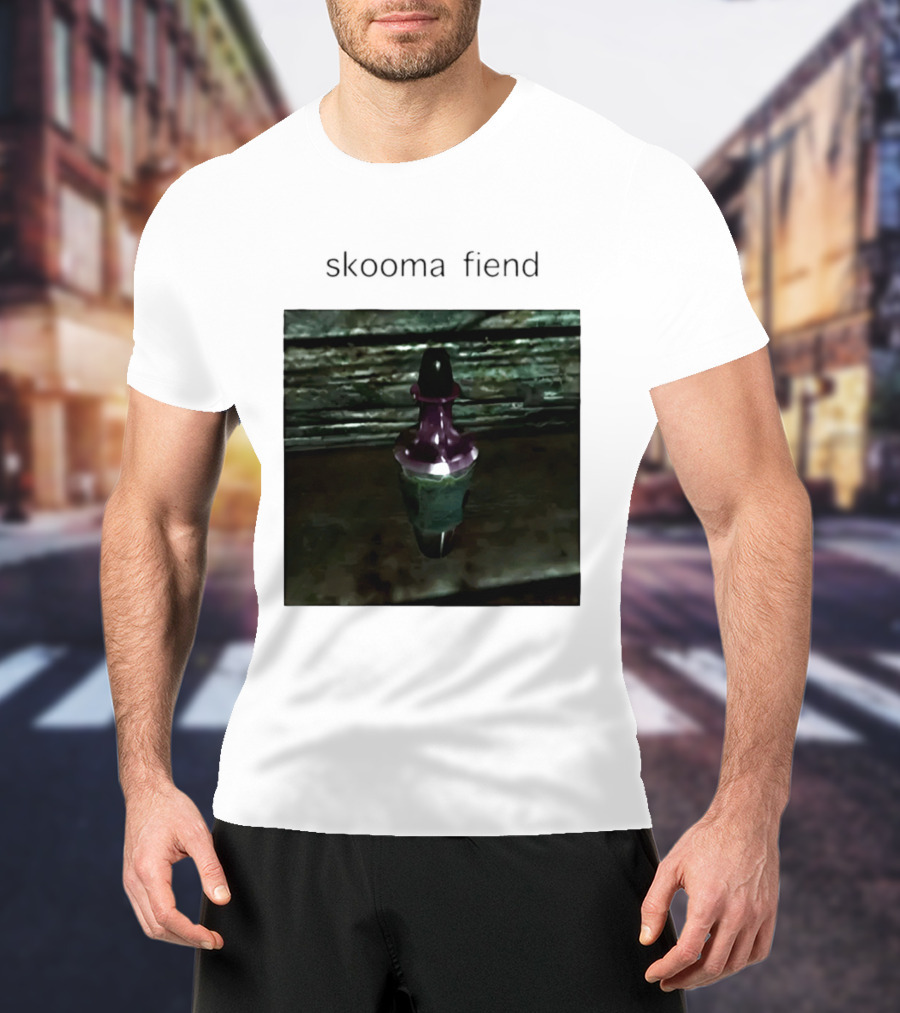 Skooma Fiend Skyrim Potion Character Reference T-Shirt