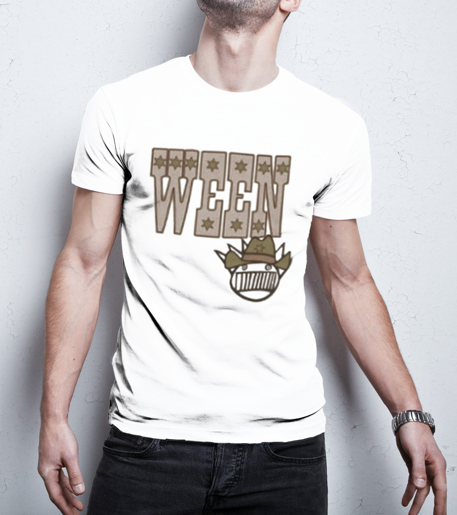 Ween 12 Golden Country Greats Tour Cowboy Hat Stars T-Shirt