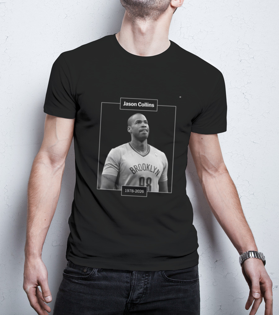Jason Collins 1978 2026 Brooklyn Basketball T-Shirt