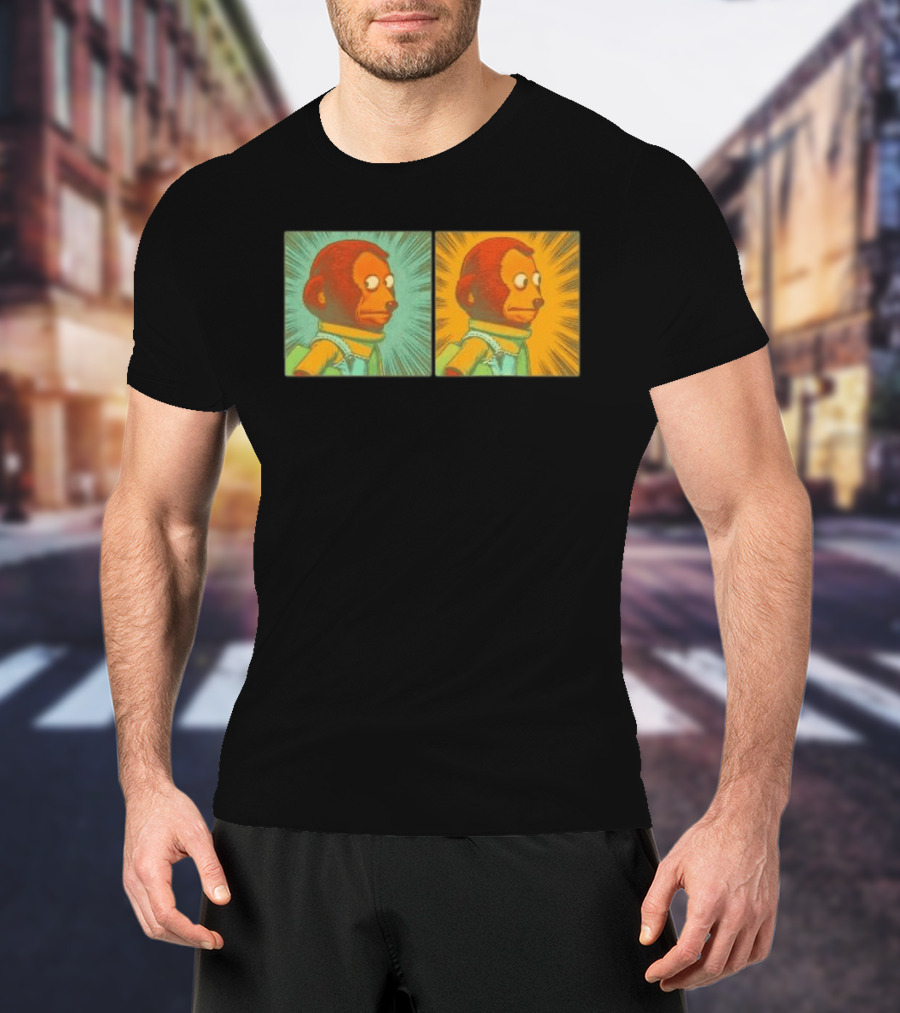Awkward Look Monkey Puppet Meme Garment Dyed T-Shirt