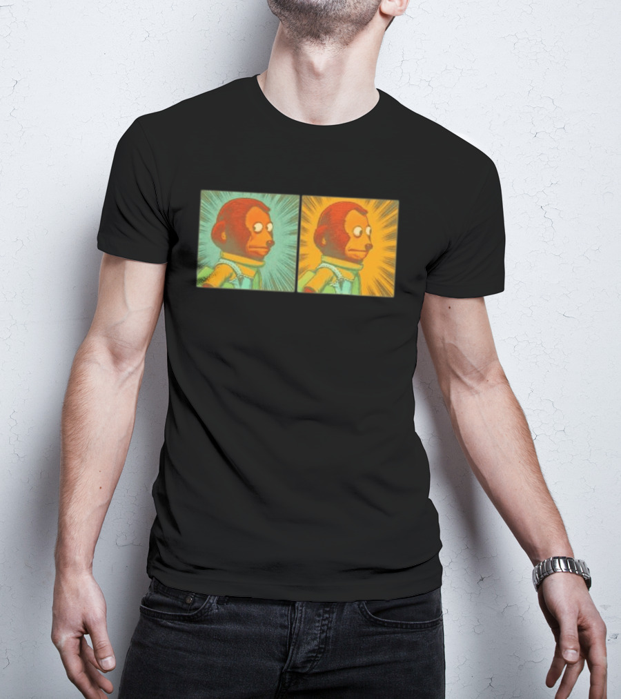 Awkward Look Monkey Puppet Meme Garment Dyed T-Shirt