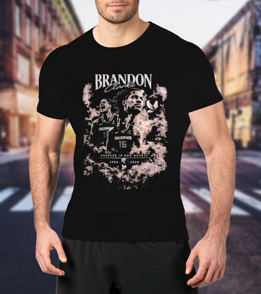 Brandon Clarke Memphis Forever In Our Hearts 1996 2026 T-Shirt