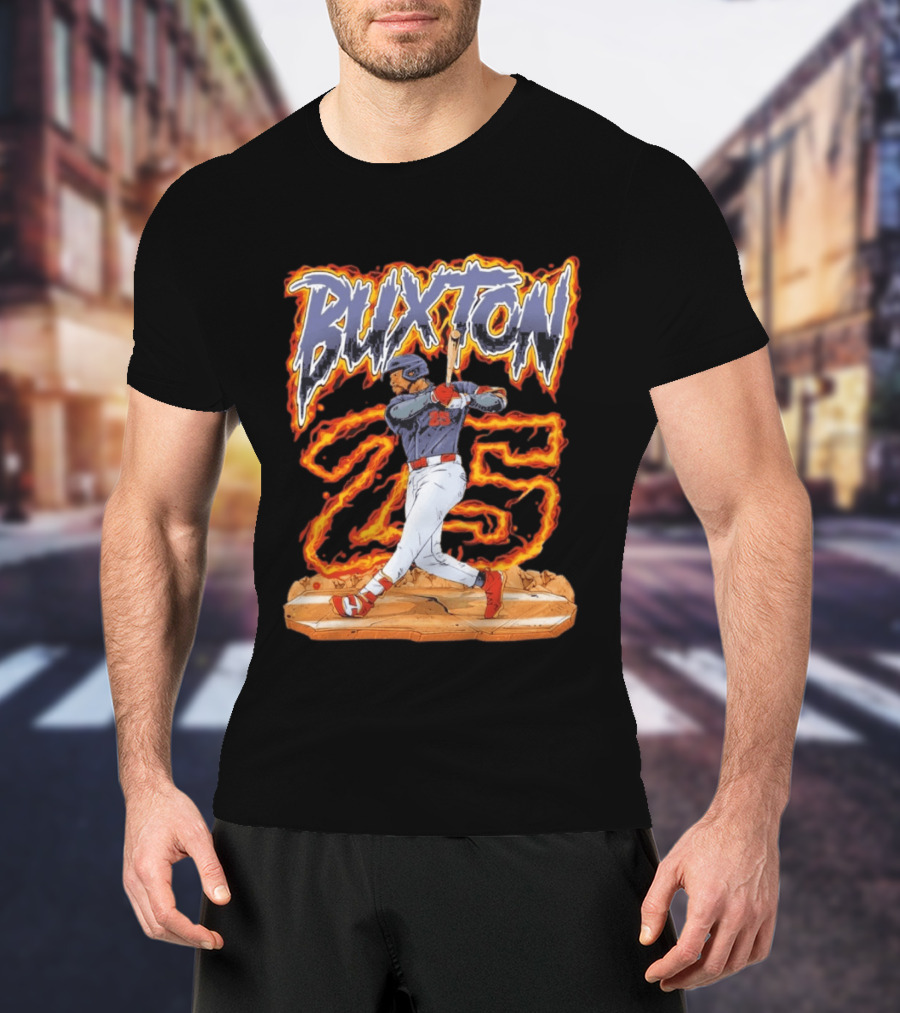 Buxton 25 Blazing Baseball Slugger T-Shirt