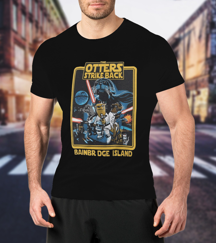 The Otters Strike Back Bainbridge Island Star Wars T-Shirt