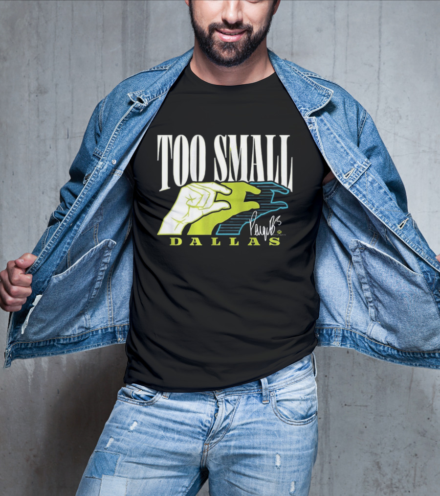TOO SMALL Hands Paige Bueckers Dallas WNBA T-Shirt