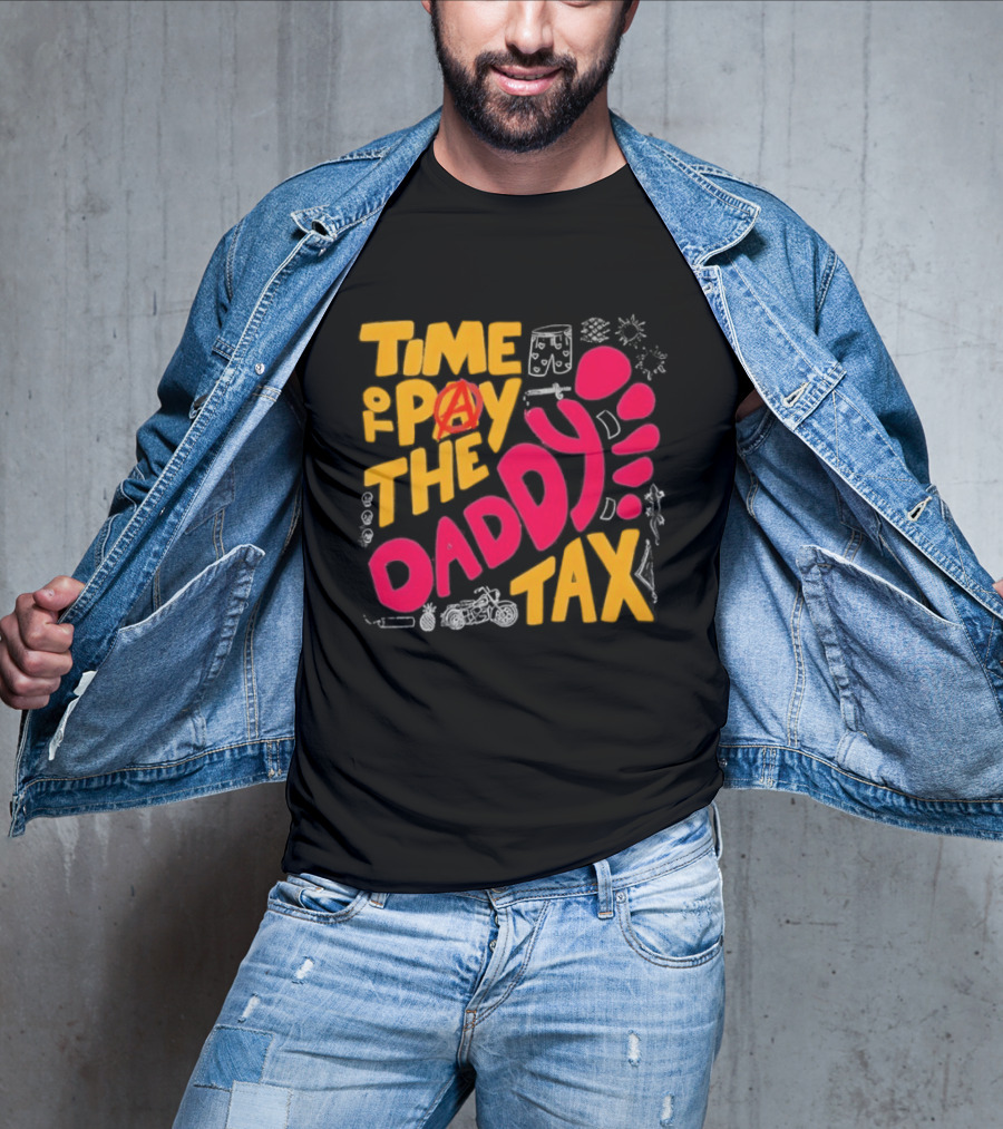 Time To Pay The Daddy Tax Dungeon Crawler Carl Footprint T-Shirt