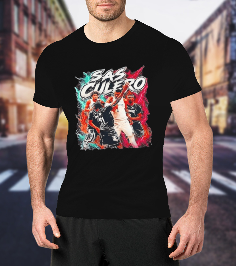 SAS Culero Spurs Flagrant Foul Elbow Action T-Shirt
