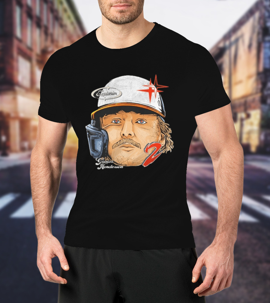 Gunnar Henderson Euphoria Gaze Helmet Number 2 T-Shirt