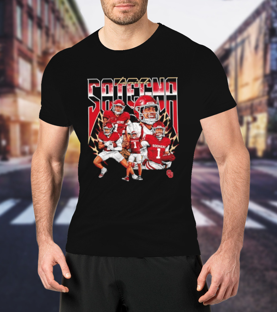 Isaiah Sategna III Oklahoma Sooners Football Sooners OU T-Shirt