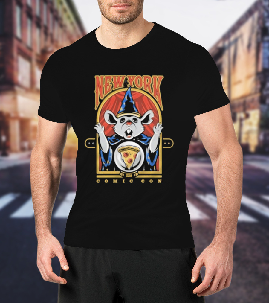 New York Comic Con 2026 Ratz Wizard Pizza Magic T-Shirt