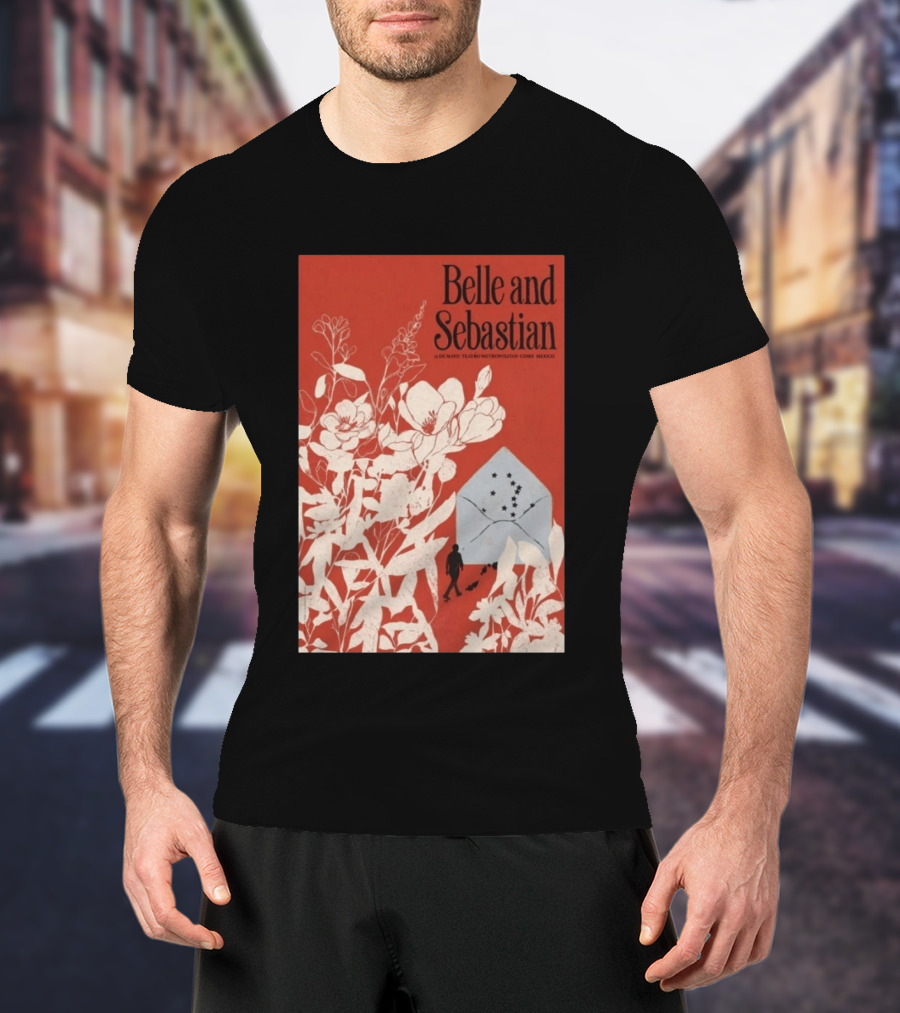 Belle And Sebastian 13 De Mayo Teatro Metropólitan CDMX Mexico Floral T-Shirt