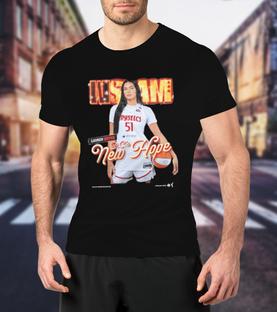 SLAM 262 Washington Mystics Lauren Betts DC's New Hope T-Shirt