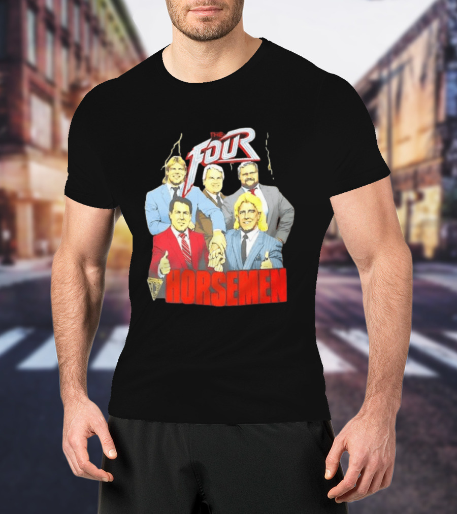 The Four Horsemen Jim Crockett Promotions Stylin Collection T-Shirt