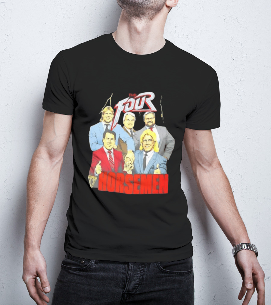 The Four Horsemen Jim Crockett Promotions Stylin Collection T-Shirt