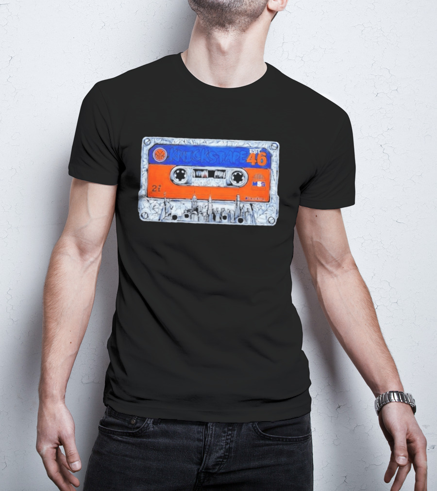 Knickstape New York Knicks EST 46 Cassette MSG Skyline T-Shirt