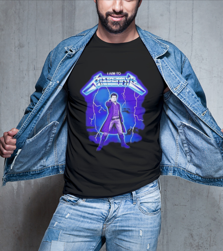 Firefly Malcolm Reynolds I Aim To Misbehave Electric T-Shirt