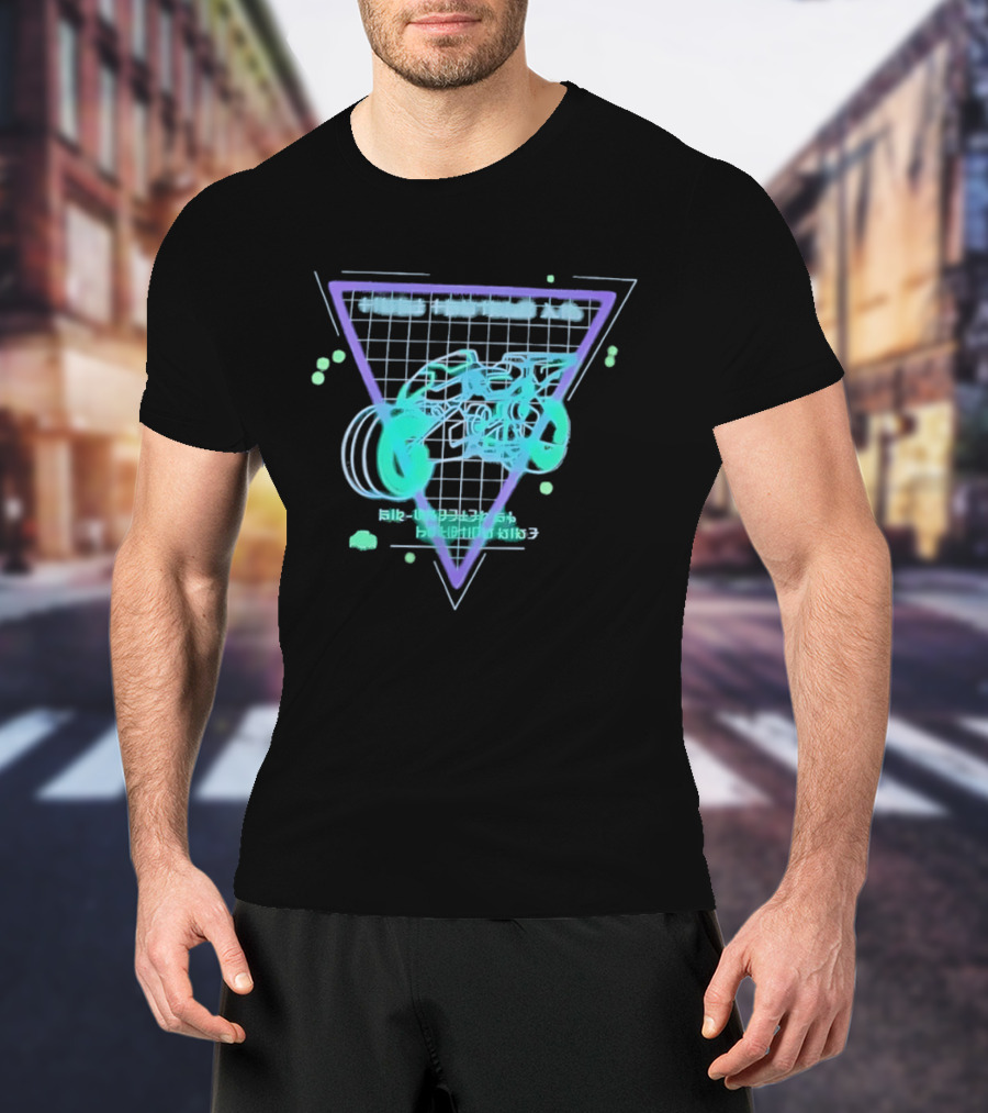 Air Wheeler A9 Final Fantasy XIV Retro Neon Aesthetic T-Shirt
