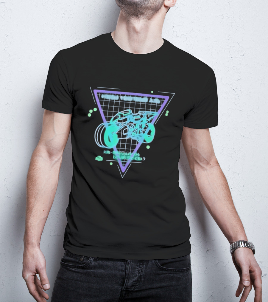 Air Wheeler A9 Final Fantasy XIV Retro Neon Aesthetic T-Shirt