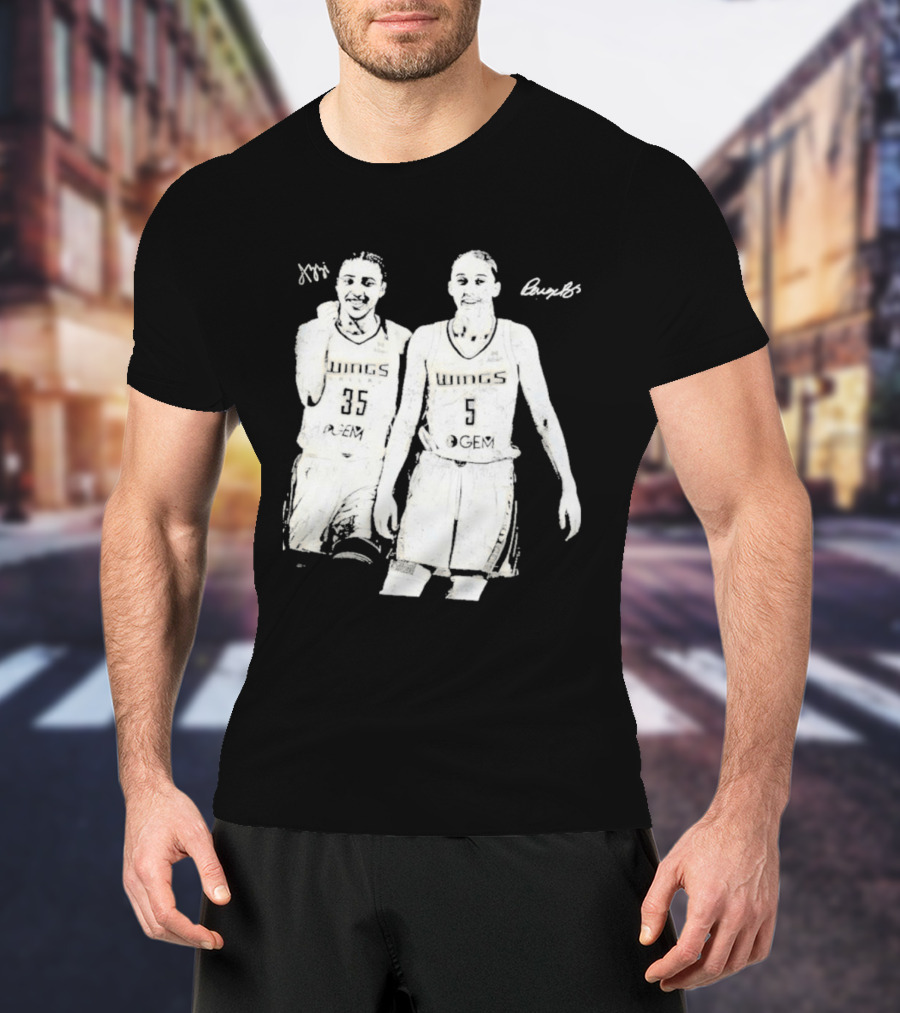 Azzi Fudd Paige Bueckers Basketball Number 35 5 WNBA T-Shirt