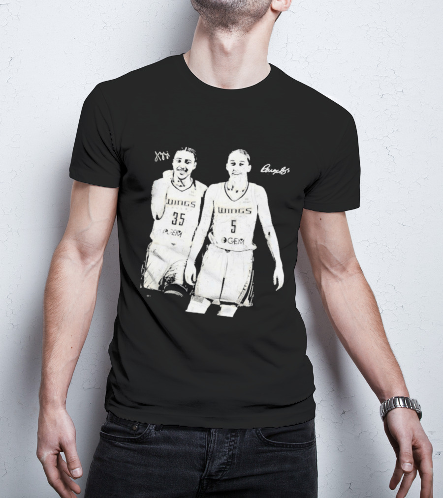 Azzi Fudd Paige Bueckers Basketball Number 35 5 WNBA T-Shirt