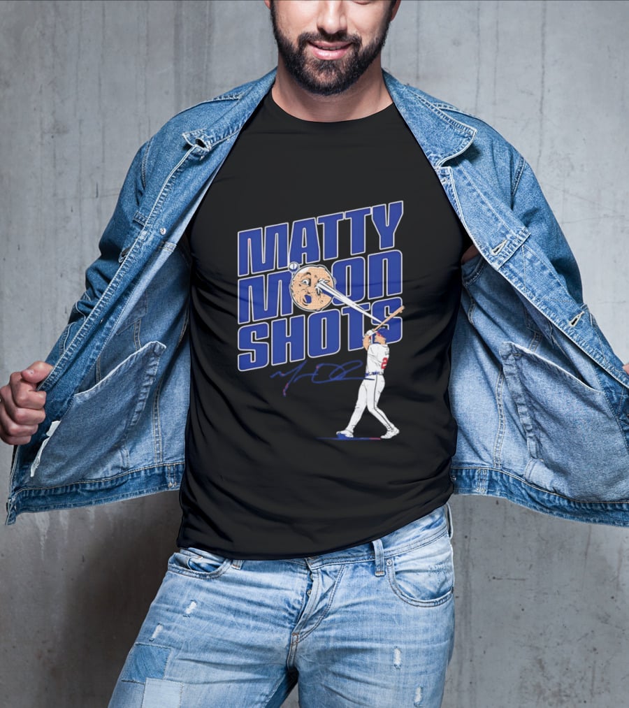Matty Moonshots Matt Olson Baseball Signature Chop House Atlanta T-Shirt