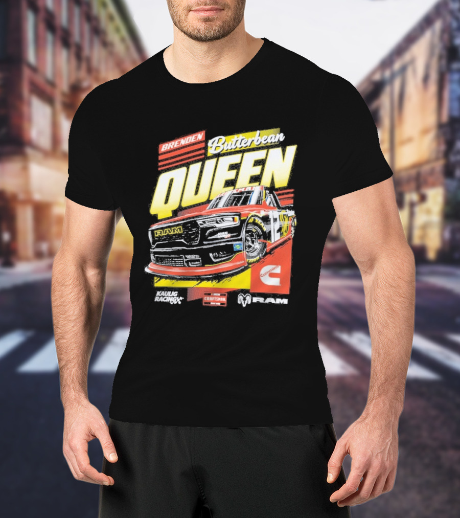 Brenden Butterbean Queen Kaulig Racing Cummins Cottonelle NASCAR Car T-Shirt