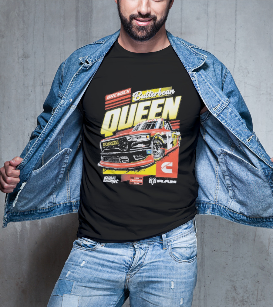 Brenden Butterbean Queen Kaulig Racing Cummins Cottonelle NASCAR Car T-Shirt