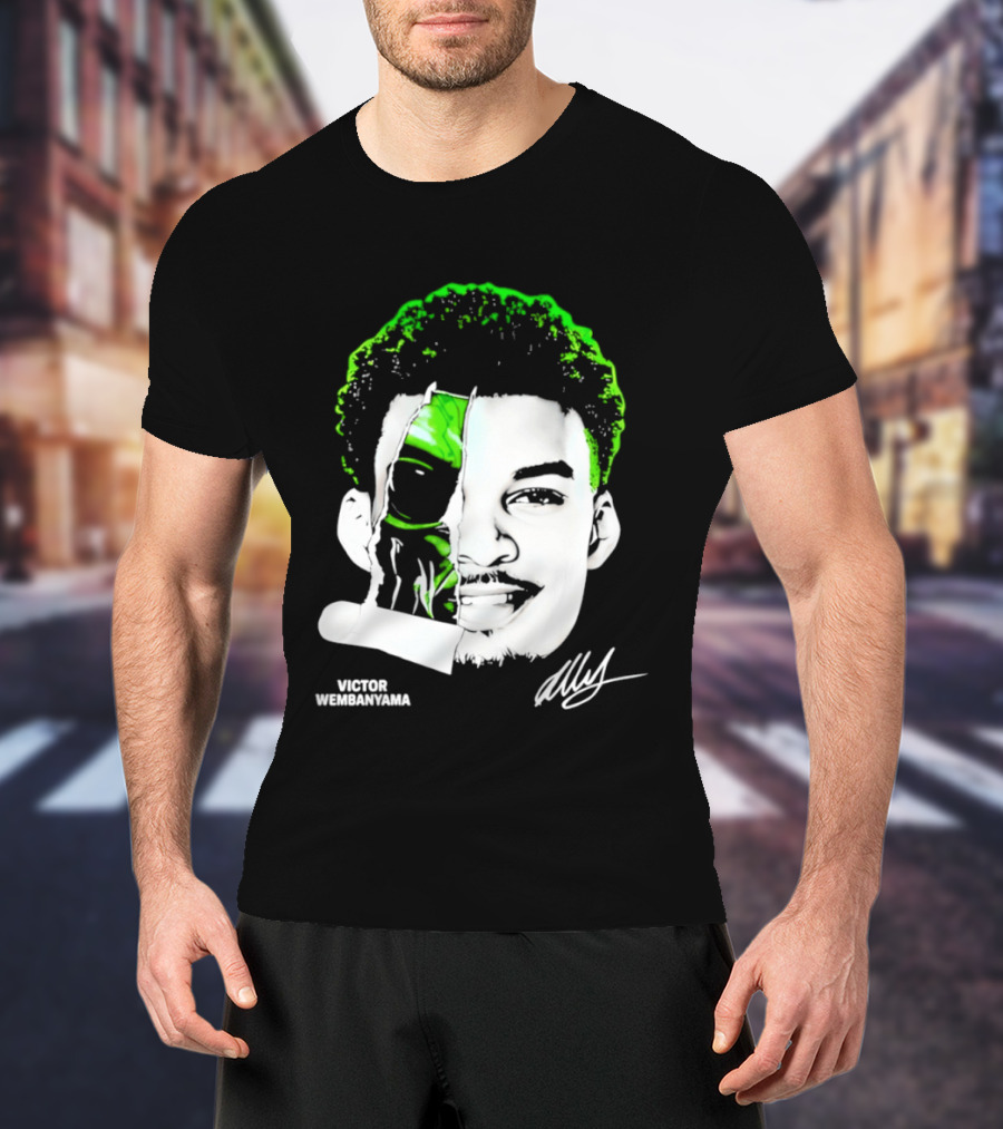 Victor Wembanyama Alien San Antonio Spurs NBA Basketball T-Shirt