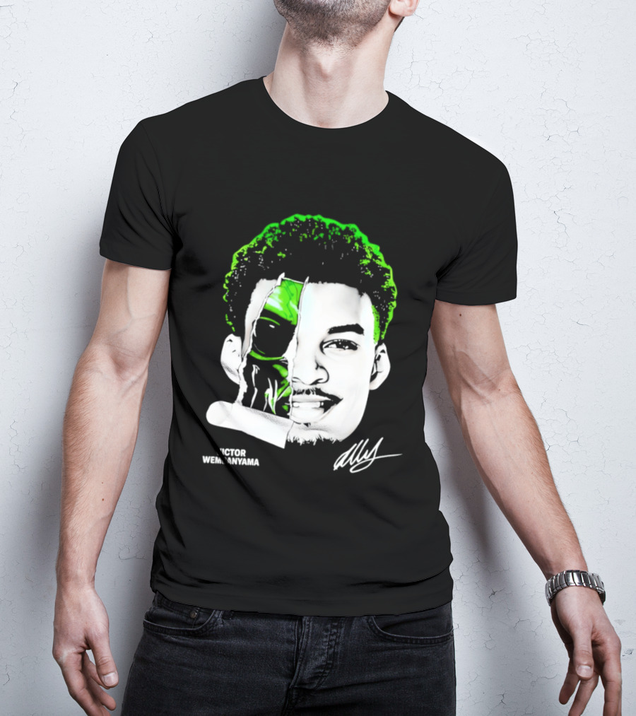 Victor Wembanyama Alien San Antonio Spurs NBA Basketball T-Shirt